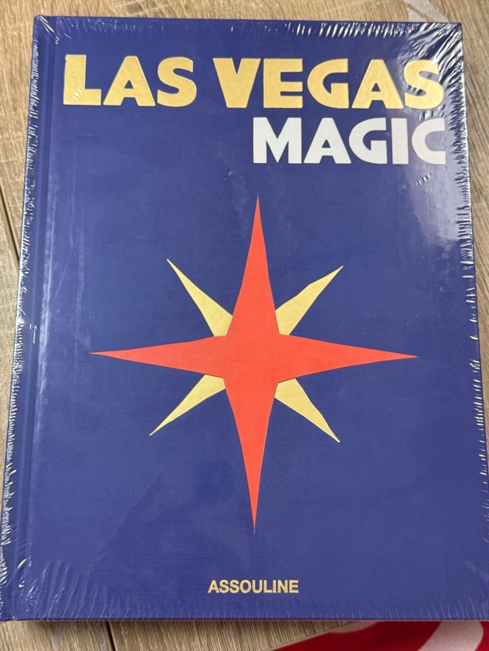 Assouline Las Vegas Magic Hardcover - Blue, Red & Gold